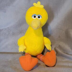 Sesame Street Big Bird Plush Stuffed Animal Yellow Orange 2024 18 in.
